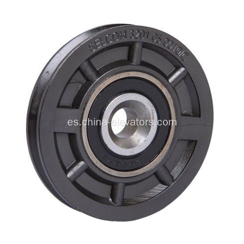 3201.05.0010 Roller de cuerda de alambre de acero de 65 mm para puertas de Selcom